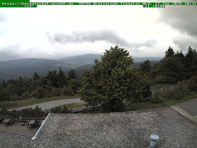 Archiv Foto Webcam Brotterode im Thüringer Wald