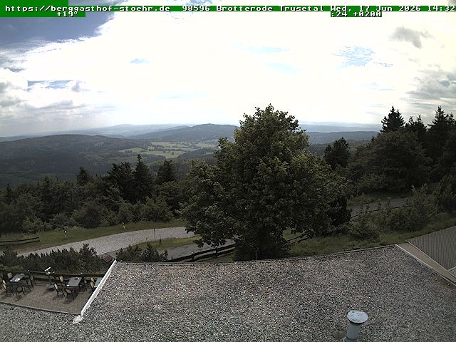 Archiv Foto Webcam Brotterode im Thüringer Wald