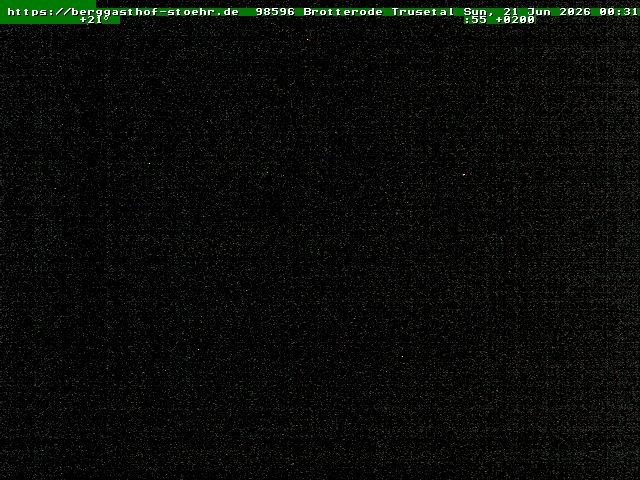 Archived image Webcam Brotterode (Thuringian Forest)