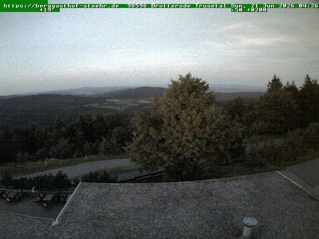 Archiv Foto Webcam Brotterode im Thüringer Wald