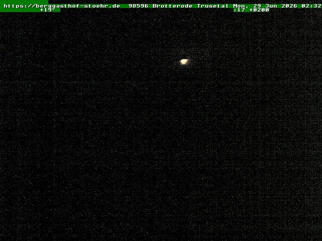 Archiv Foto Webcam Brotterode im Thüringer Wald