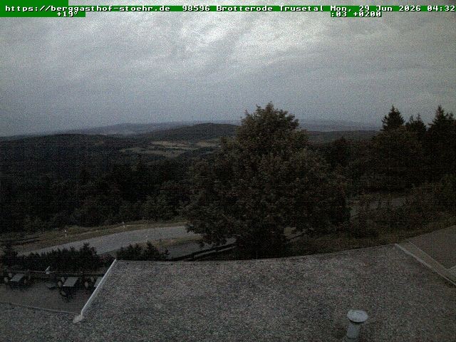 Archiv Foto Webcam Brotterode im Thüringer Wald