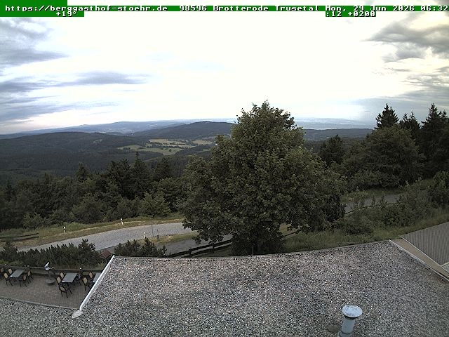 Archiv Foto Webcam Brotterode im Thüringer Wald