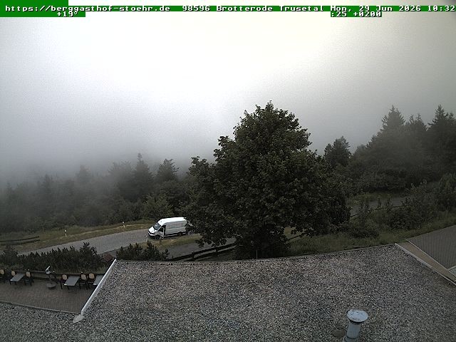 Archiv Foto Webcam Brotterode im Thüringer Wald