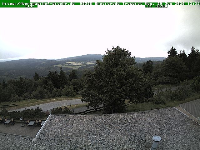 Archiv Foto Webcam Brotterode im Thüringer Wald