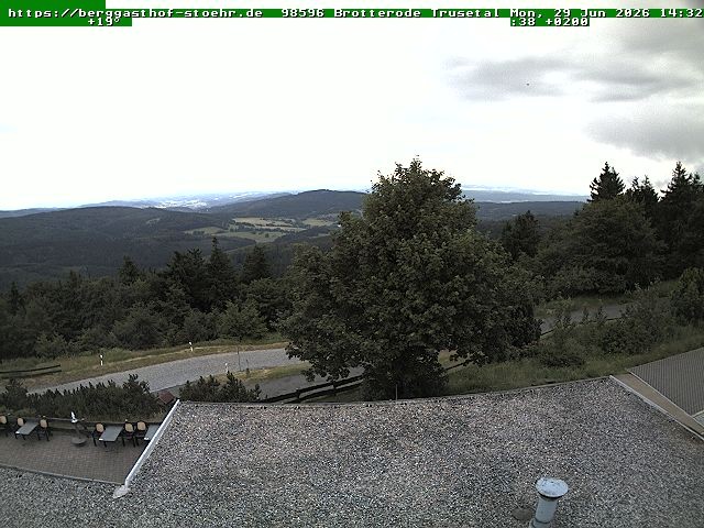 Archiv Foto Webcam Brotterode im Thüringer Wald