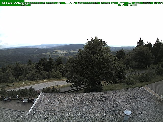 Archiv Foto Webcam Brotterode im Thüringer Wald