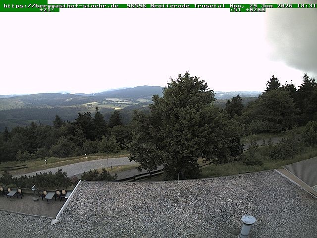 Archiv Foto Webcam Brotterode im Thüringer Wald