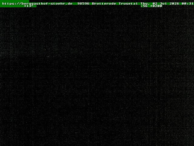 Archiv Foto Webcam Brotterode im Thüringer Wald