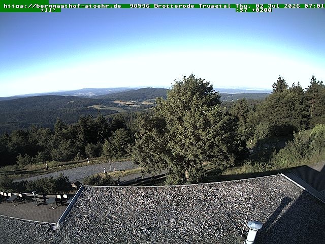 Archiv Foto Webcam Brotterode im Thüringer Wald