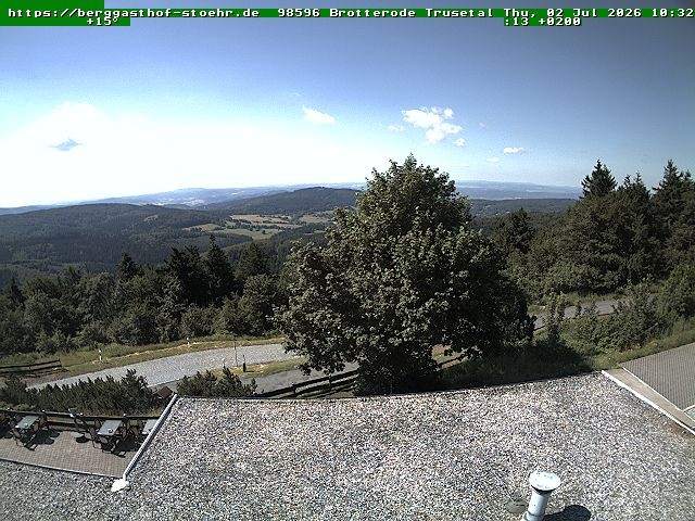 Archiv Foto Webcam Brotterode im Thüringer Wald