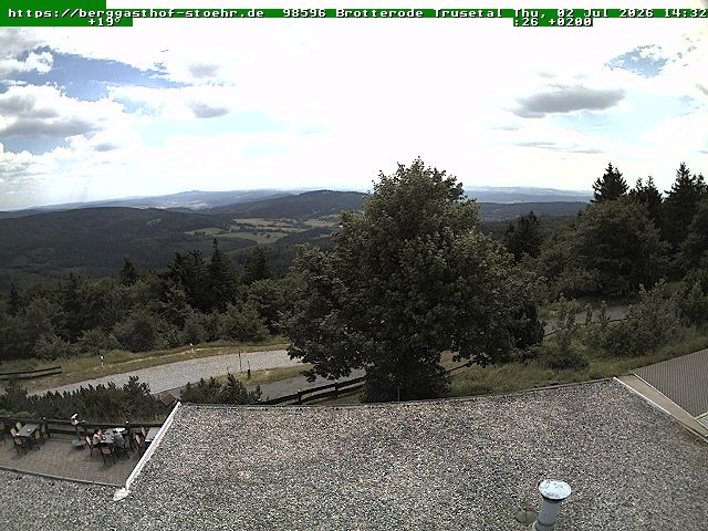 Archiv Foto Webcam Brotterode im Thüringer Wald