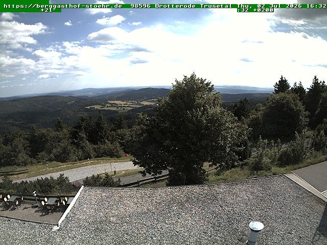 Archiv Foto Webcam Brotterode im Thüringer Wald