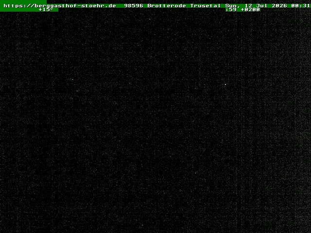 Archived image Webcam Brotterode (Thuringian Forest)