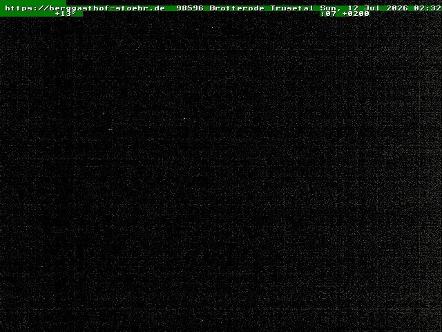 Archived image Webcam Brotterode (Thuringian Forest)
