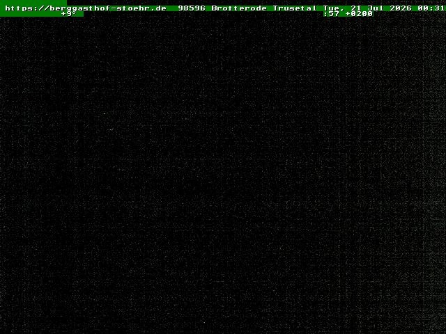 Archiv Foto Webcam Brotterode im Thüringer Wald