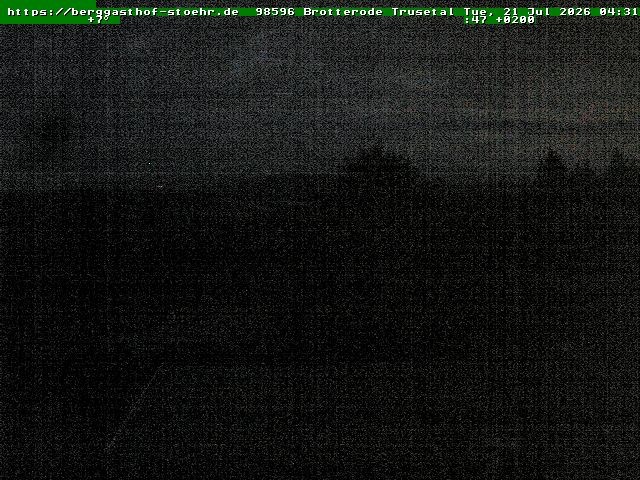 Archiv Foto Webcam Brotterode im Thüringer Wald
