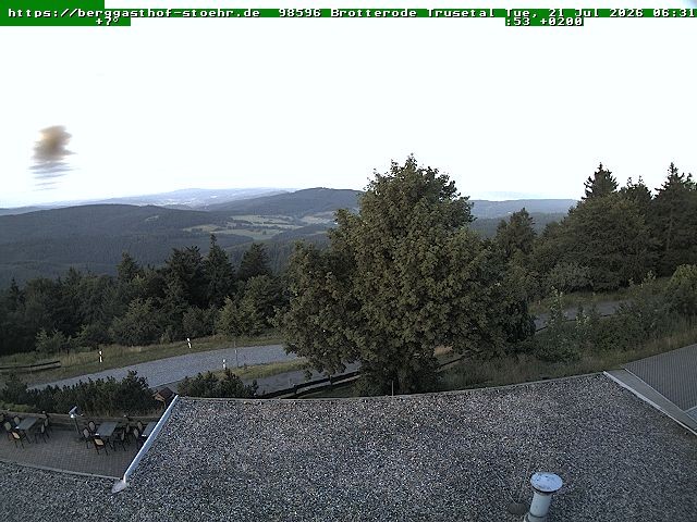 Archiv Foto Webcam Brotterode im Thüringer Wald