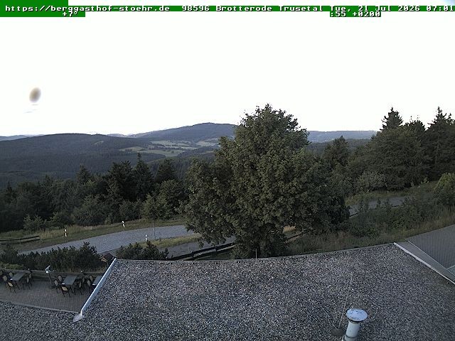 Archiv Foto Webcam Brotterode im Thüringer Wald