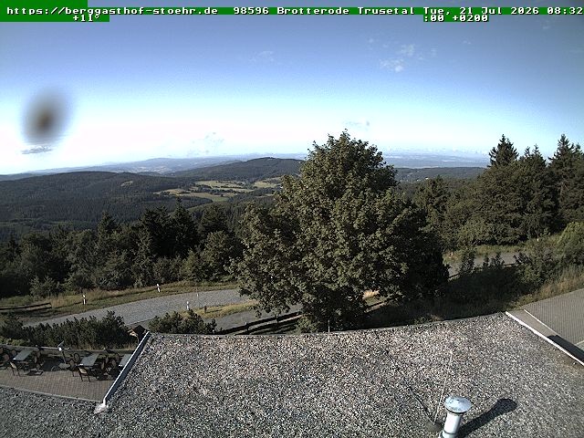 Archiv Foto Webcam Brotterode im Thüringer Wald