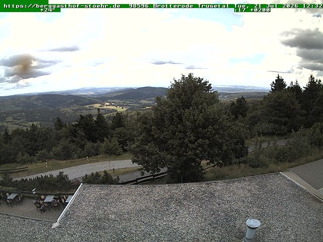 Archiv Foto Webcam Brotterode im Thüringer Wald