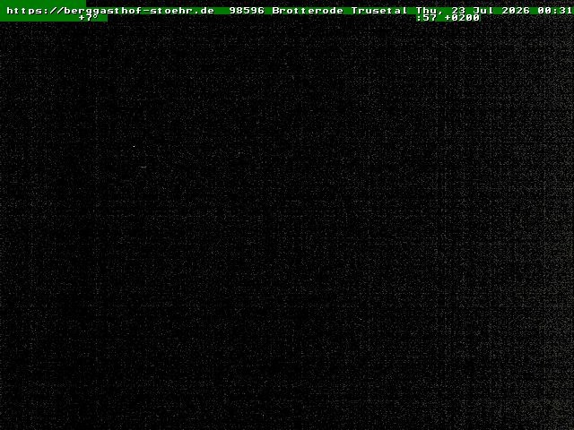 Archiv Foto Webcam Brotterode im Thüringer Wald