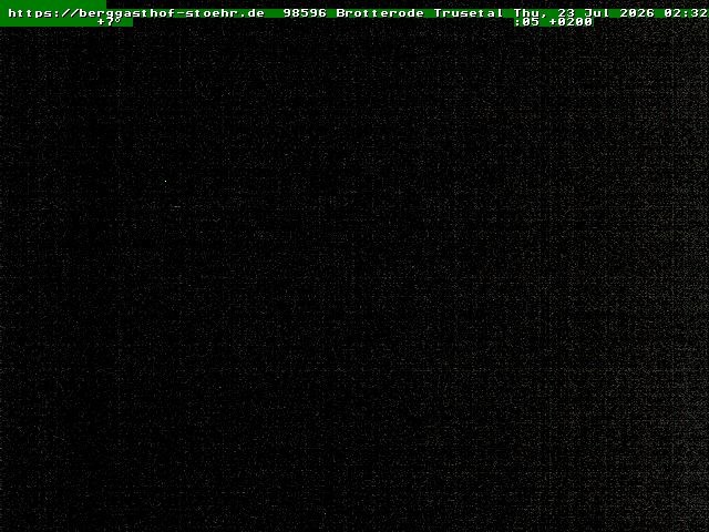 Archiv Foto Webcam Brotterode im Thüringer Wald