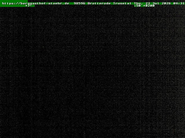 Archiv Foto Webcam Brotterode im Thüringer Wald