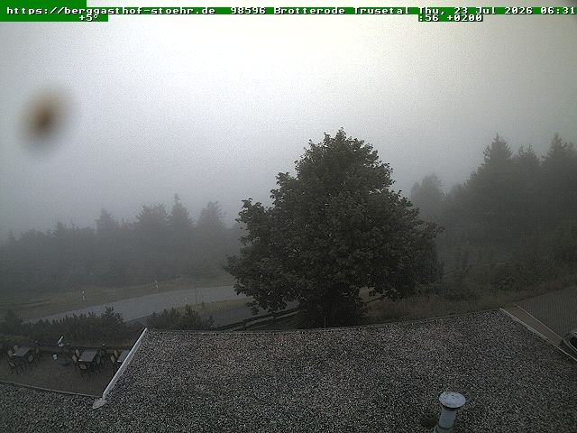 Archiv Foto Webcam Brotterode im Thüringer Wald