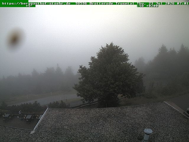 Archiv Foto Webcam Brotterode im Thüringer Wald