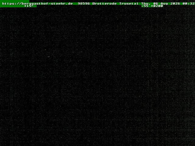 Archived image Webcam Brotterode (Thuringian Forest)