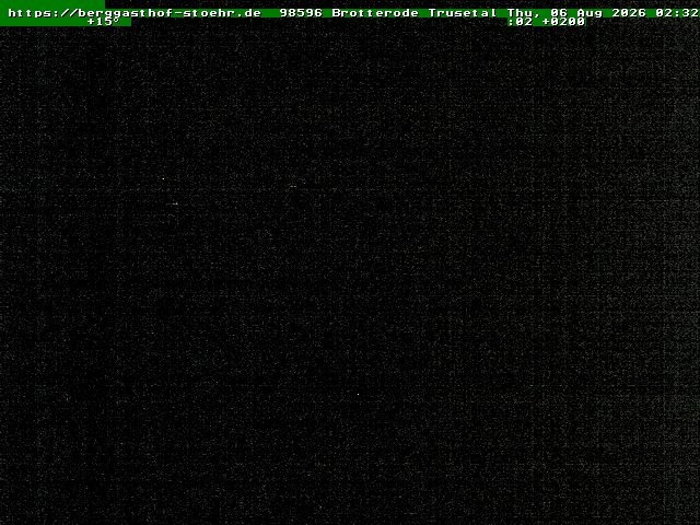Archived image Webcam Brotterode (Thuringian Forest)