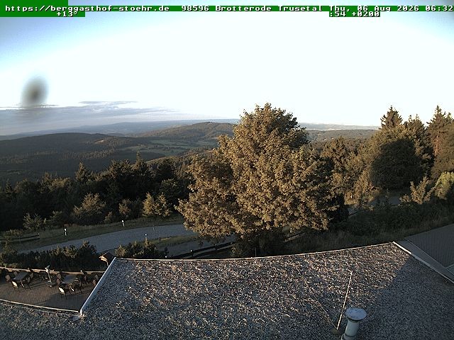 Archived image Webcam Brotterode (Thuringian Forest)
