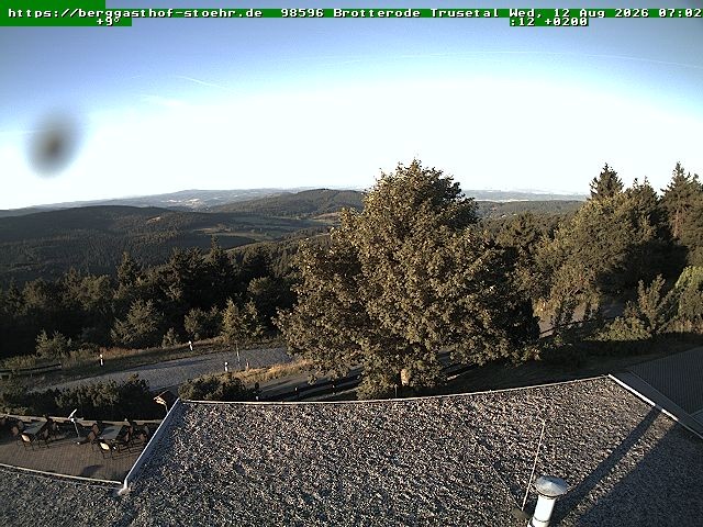 Archiv Foto Webcam Brotterode im Thüringer Wald