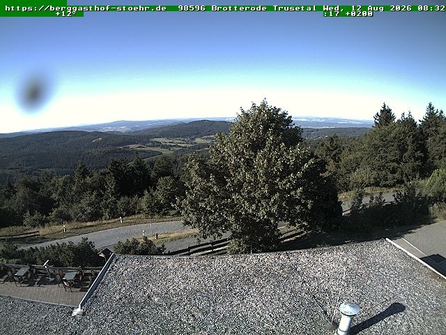 Archiv Foto Webcam Brotterode im Thüringer Wald