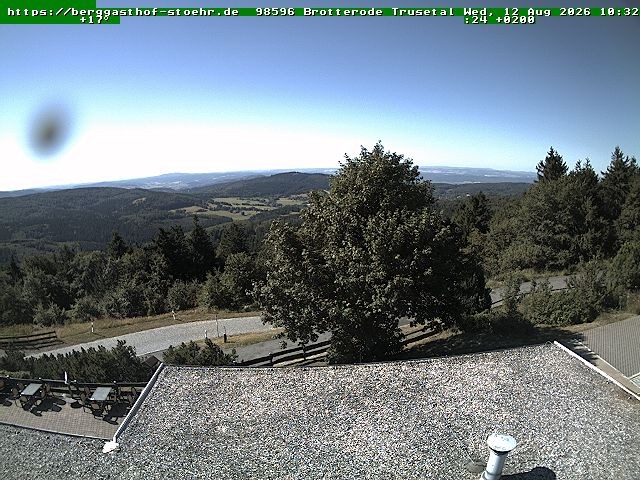 Archiv Foto Webcam Brotterode im Thüringer Wald