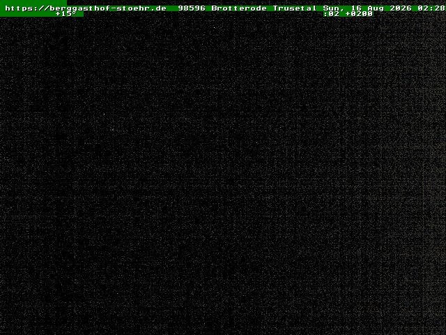 Archiv Foto Webcam Brotterode im Thüringer Wald