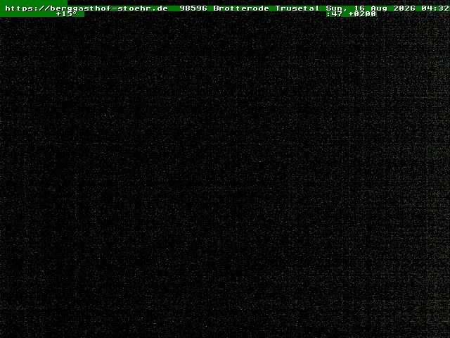 Archiv Foto Webcam Brotterode im Thüringer Wald