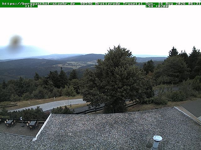 Archiv Foto Webcam Brotterode im Thüringer Wald