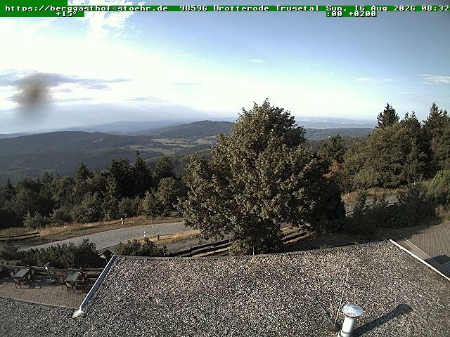 Archiv Foto Webcam Brotterode im Thüringer Wald