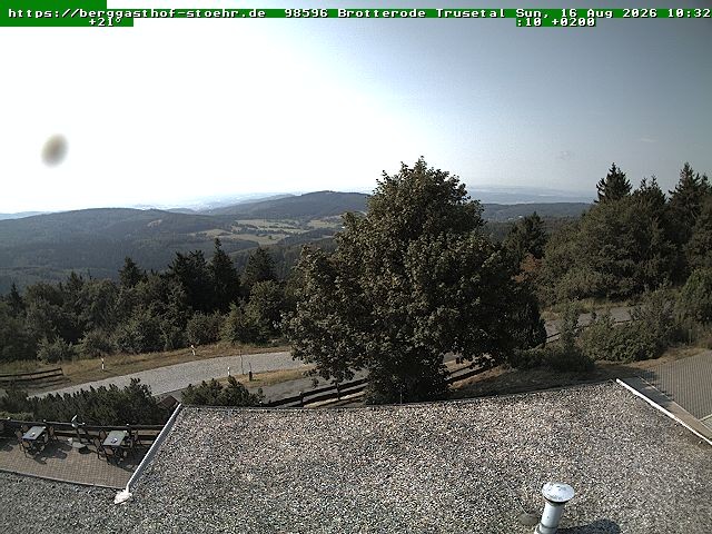 Archiv Foto Webcam Brotterode im Thüringer Wald