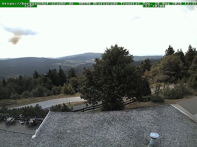 Archiv Foto Webcam Brotterode im Thüringer Wald
