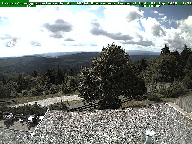 Archiv Foto Webcam Brotterode im Thüringer Wald