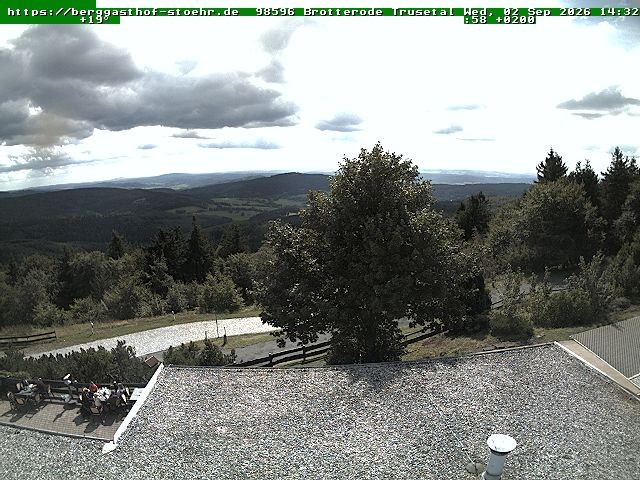 Archiv Foto Webcam Brotterode im Thüringer Wald