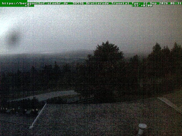 Archiv Foto Webcam Brotterode im Thüringer Wald