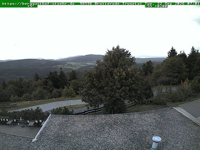 Archiv Foto Webcam Brotterode im Thüringer Wald