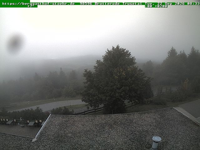 Archiv Foto Webcam Brotterode im Thüringer Wald