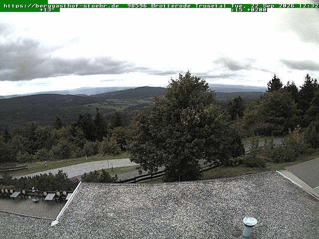 Archiv Foto Webcam Brotterode im Thüringer Wald