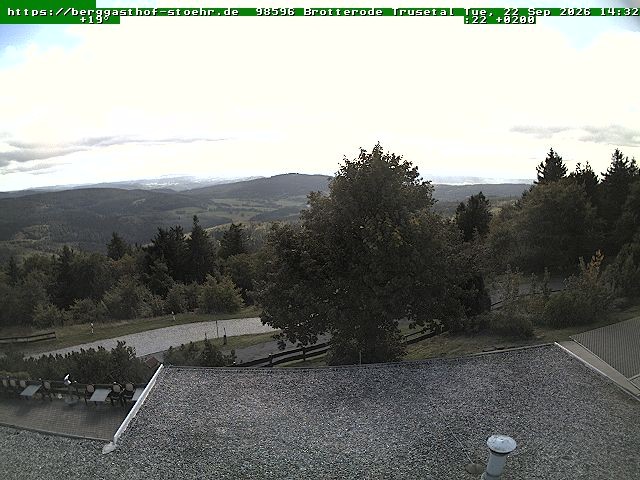 Archiv Foto Webcam Brotterode im Thüringer Wald
