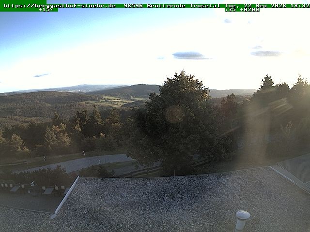 Archiv Foto Webcam Brotterode im Thüringer Wald